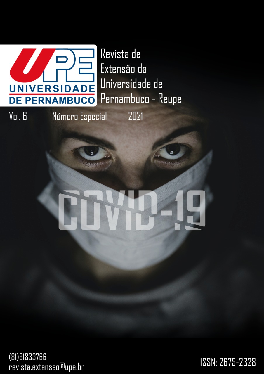 					Visualizar v. 6 n. 1.0 (2021): Edição Especial COVID-19 da Revista de Extensão da UPE - REUPE
				